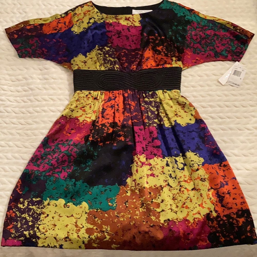 Trina Turk Colorful Silk Dress